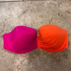 Bright Strapless Bikini Top
